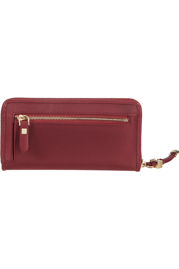 Samsonite Karissa Slg Wallet ZIP Around L  Dark Bordeaux