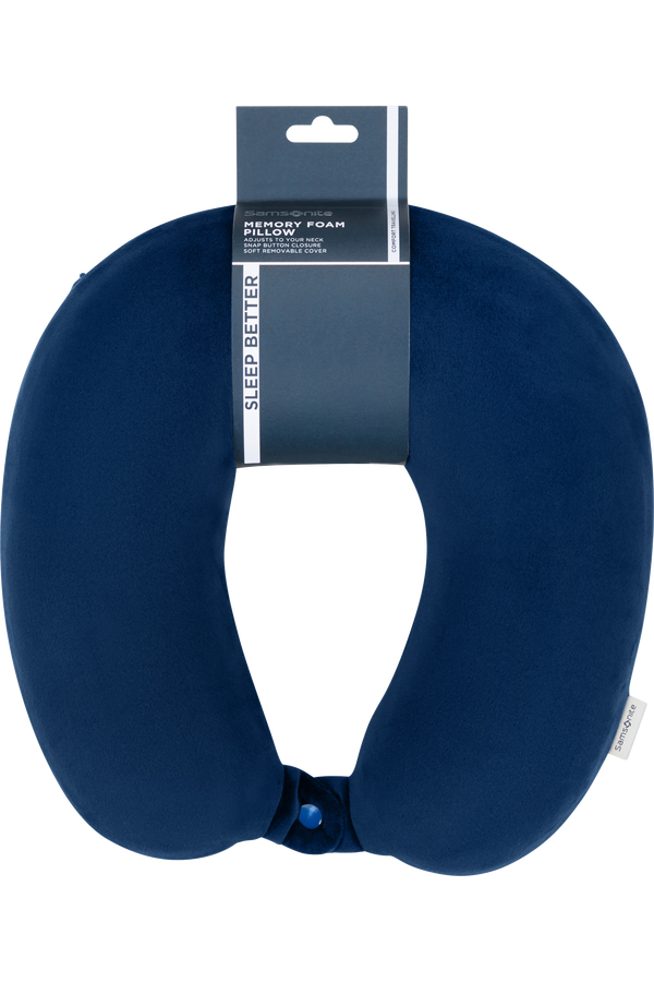 Samsonite Ta Revolution Memory Foam Pillow  Midnight Blue Samsonite Ta Revolution Memory Foam Pillow  Midnight Blue