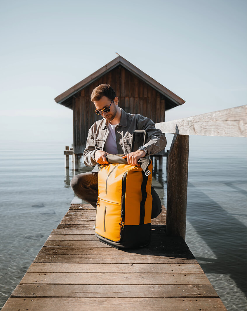 Kokoontaitettava duffeli