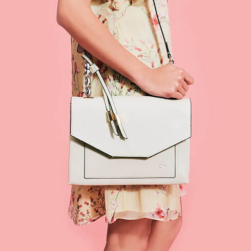 Satiny - Small bag, big statement.