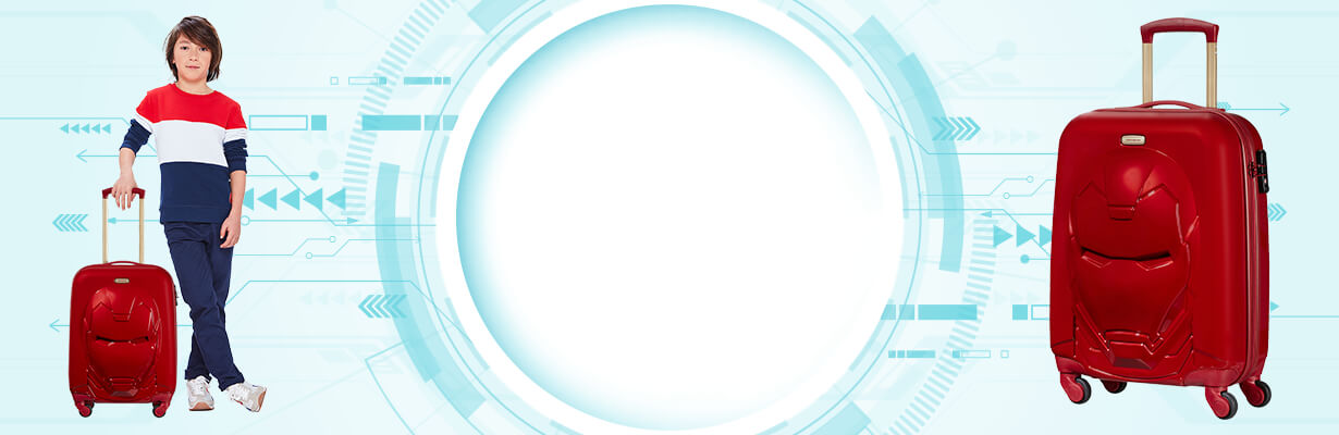 Marvel - Iron Man - Iron man 3-D matkalaukun kanssa!